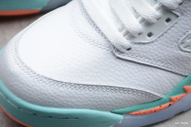 5 Air 440892-100 GS Jordan Light Aqua 0823
